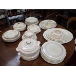 A ROYAL DOULTON ART DECO 'ATHLONE' DINNER SERVICE and another similar service