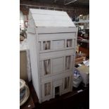 A VINTAGE DOLL'S HOUSE with contents