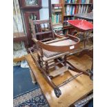 A VICTORIAN METAMORPHIC CHILD'S HIGH CHAIR