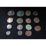 A COLLECTION OF ROMAN COINS