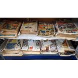 A LARGE COLLECTION OF VINTAGE COMICS, to include, The Eagle, Vol 16, Sept-Dec 1965, with later editi