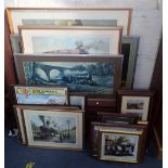 TERENCE CUNEO RAILWAY PRINTS, EVENING STAR AND AUTUMN OF STEAM AND OTHER RAILWAY PRINTS AND PHOT