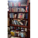 COLLECTION OF BOOKS: gardens, travel, antiques, health, religion etc