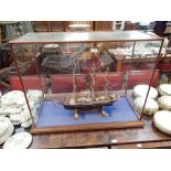 A MODEL OF A THREE-MASTED SHIP