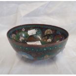 A CLOISONNE BOWL