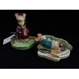 BESWICK; TWO 'KITTY MACBRIDE' FIGURES