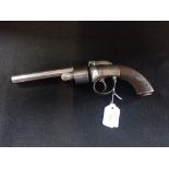 AN 1850s TRANSITIONAL 'TRANTER' REVOLVER GUN