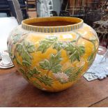 A LARGE LINTHORPE POTTERY JARDINIERE