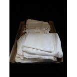 A COLLECTION OF VINTAGE LINEN NAPKINS