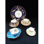 A COLLECTION OF VICTORIAN CABINET CUPS