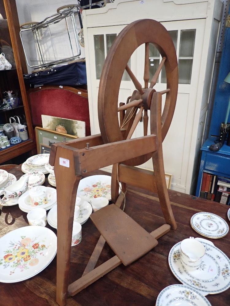 A MODERN SPINNING WHEEL