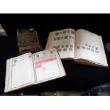 A LARGE EDWARDIAN STAMP ALBUM