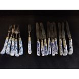 A COLLECTION OF 18TH CENTURY CUTLERY