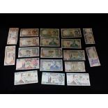 A COLLECTION OF WORLD BANKNOTES