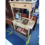 A 19TH CENTURY PINE SIDE TABLE