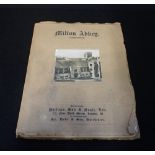 AN AUCTION CATALOGUE FOR THE CONTENTS OF MILTON ABBEY