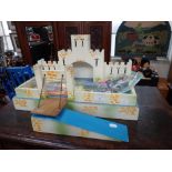 A VINTAGE TOY CASTLE