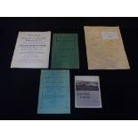 A COLLECTION OF EPHEMERA RELATING TO CERNE ABBAS, DORSET