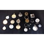 A COLLECTION OF POCKET WATCHES