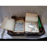 A COLLECTION OF STAMP ALBUMS