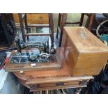 AN EDWARDIAN FRISTER AND ROSSMANN SEWING MACHINE