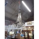 AN EMPIRE STYLE CHANDELIER