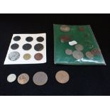 A COLLECTION OF COINS