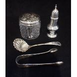 A COLLECTION OF SILVER AND PLATED ITEMS