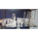 A COLLECTION OF 1930s AND LATER GLASSWARE