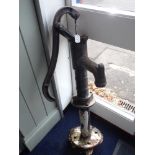 A CAST IRON WATER PUMP