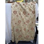 A PAIR OF COUNTRY HOUSE STYLE CURTAINS