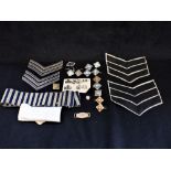 A COLLECTION OF MILITARY BADGES