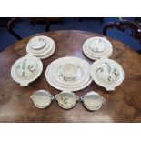 A 1930s ROYAL DOULTON 'LYNN ' PART DINNER SERVICE