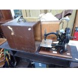 A VICTORIAN WILLCOX AND GIBBS SEWING MACHINE