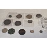 A COLLECTION OF ROMAN AND OTHER COINS