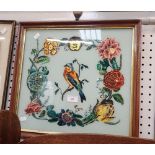 A VICTORIAN REVERSE GLASS PAINTING