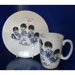 BEATLES INTEREST; A VINTAGE 1960S WASHINGTON POTTERY PLAT