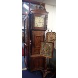 A 19TH CENTURY EIGHT DAY LONGCASE CLOCK