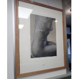 FEMALE NUDE STUDY, CHALKS, INITIALLED 'LAR 2001'