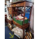 A 19TH CENTURY SIDE TABLE