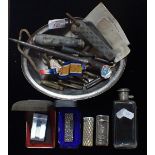 A COLLECTION OF CIGARETTE LIGHTERS, SPENT CASES