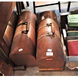 TWO VINTAGE SINGER SEWING MACHINES