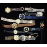 A LARGE COLLECTION OF WRISTWATCHES
