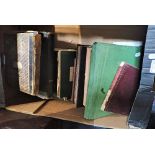 A COLLECTION OF 19TH CENTURY AND LATER LEDGERS AND NOTEBOOKS