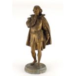 Large figure of Shakespeare, 54cm high : For Further Condition Reports Please Visit Our Website,