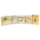 Five vintage children's books comprising Struwwelpeter and four editions of The Goliwog, At The