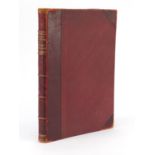 Famous Cricketers and Cricket Grounds, leather bound hardback book published by Hudson & Kearns :