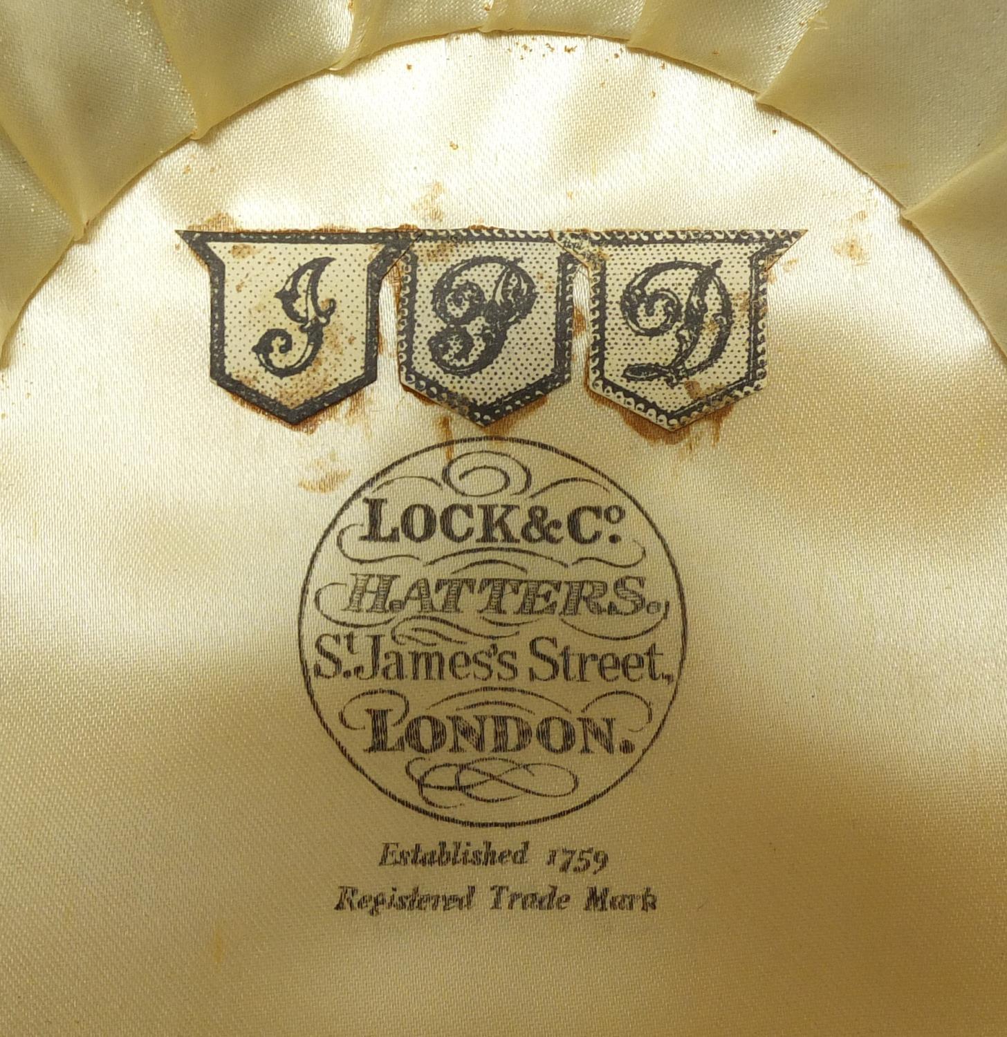 Gentleman's bowler hat retailed by Lock and Co, London, with box, the interior measurements, 21cm - Image 8 of 8