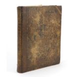 Culpeper's Complete Herbal, early 19th century leather bound hardback book, published by Thomas