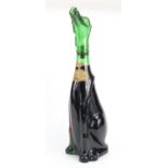 3L bottle of 1978 Chianti red wine, housed in a dog design decanter : For Further Condition
